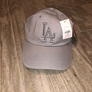 Gray LA hat